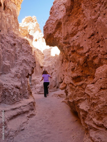 Rock formations in the desert of Atacama