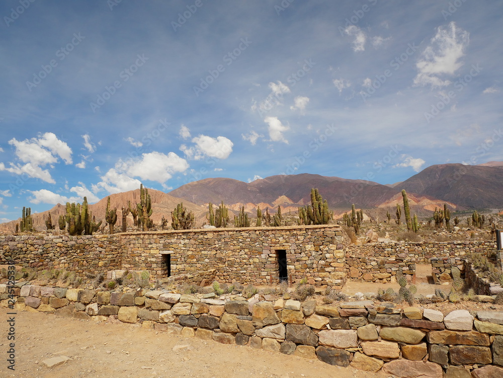Tilcara in the quebrada de Humahuaca, Argentina