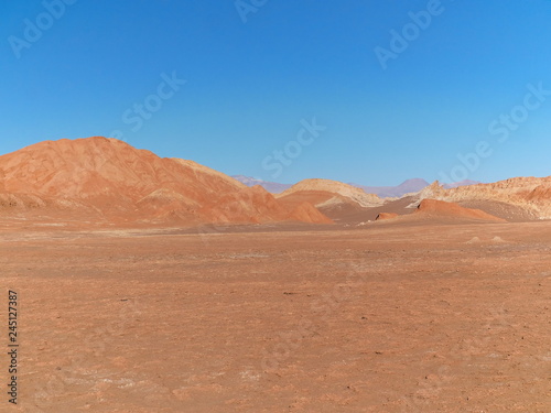Obraz na płótnie Rock formations in the desert of Atacama w salonie