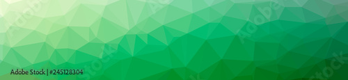 Illustration of abstract Green, Yellow banner low poly background. Beautiful polygon design pattern.