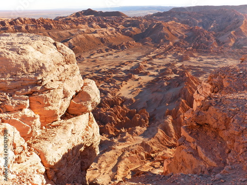 Obraz na płótnie Rock formations in the desert of Atacama w salonie