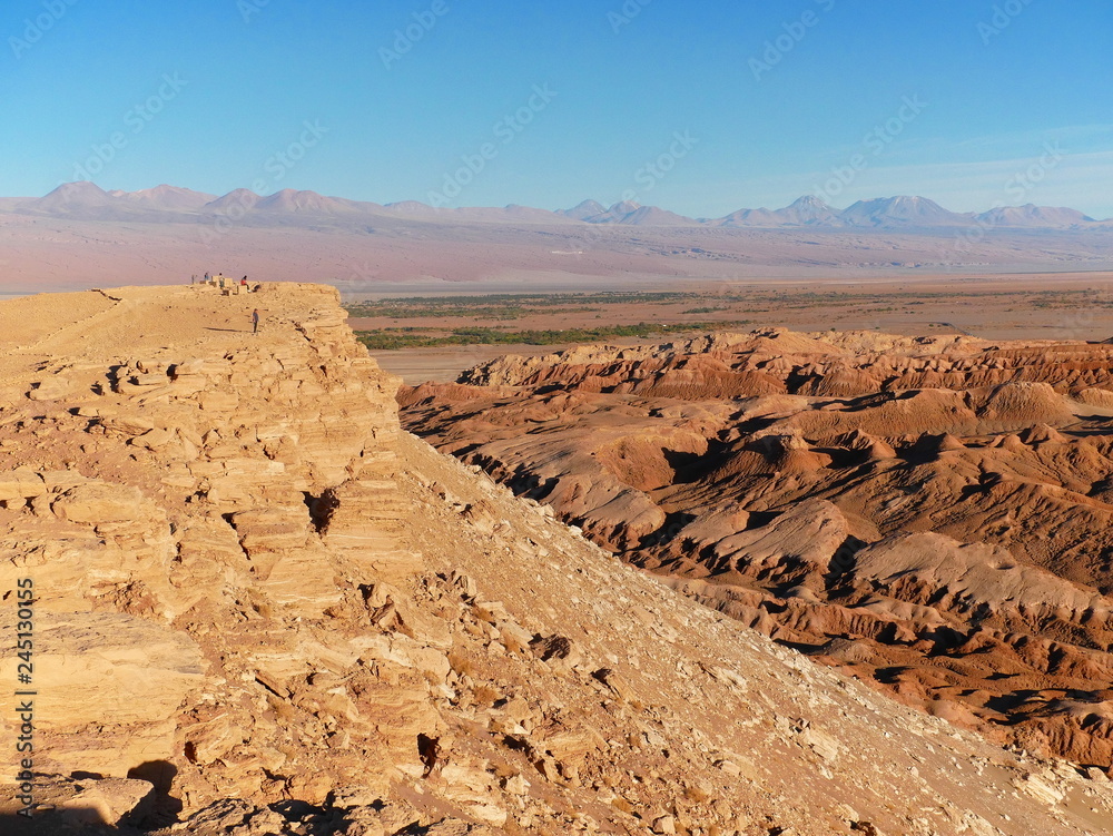 Rock formations in the desert of Atacama