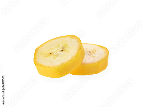 banana isolated on white background