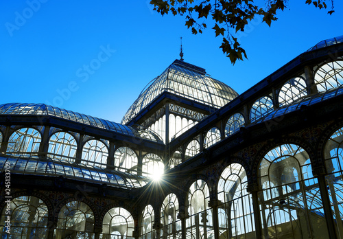 Crystal palace of Madrid,Spain photo