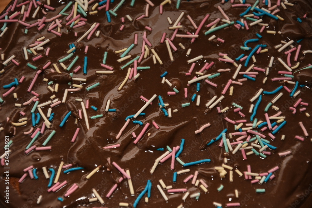 cake colorful confectionary sprinkles, 