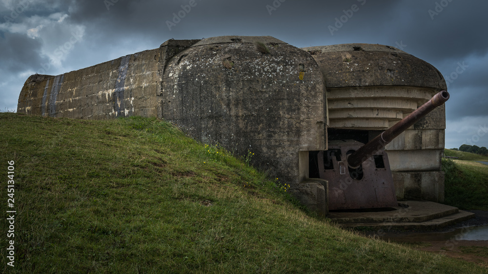 German gun battery of Longues-sur-Mer