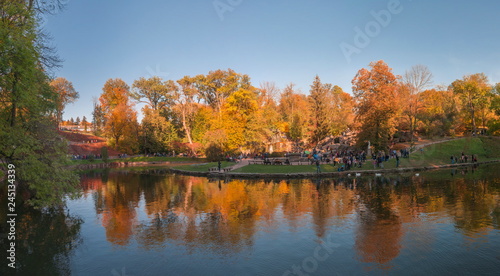 Autumn in Sofiyivka Park in Uman  Ukraine