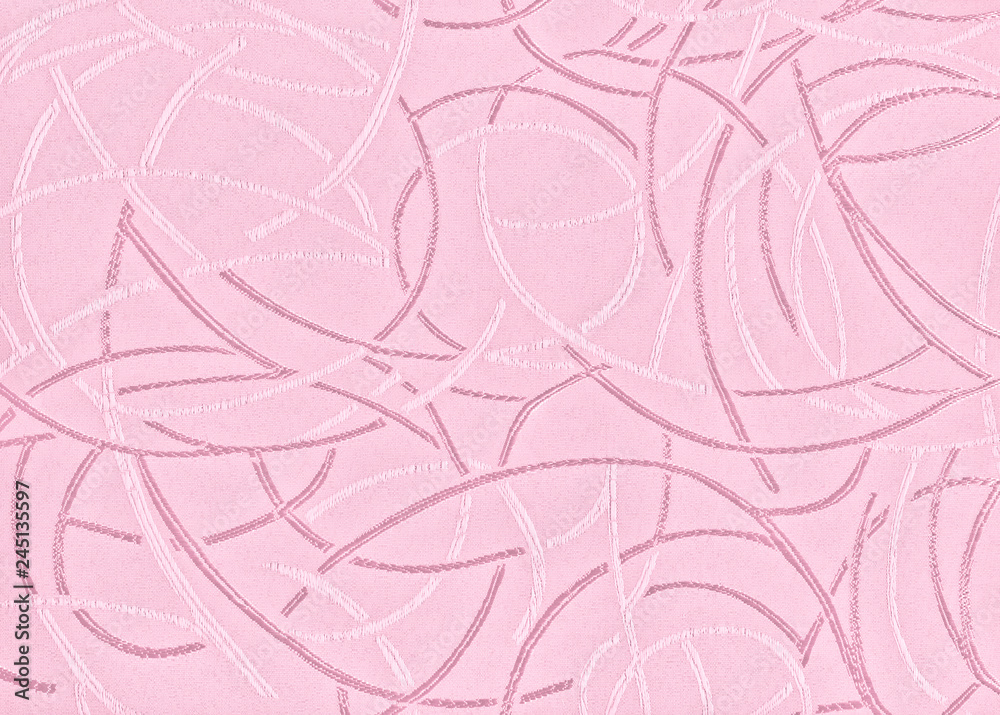 Textile texture with a large pattern. Abstract background for design. Macro.
