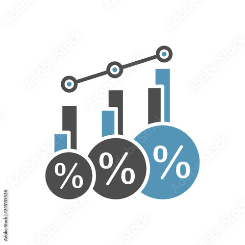 Data analysys icon on white background for graphic and web design, Modern simple vector sign. Internet concept. Trendy symbol for website design web button or mobile app