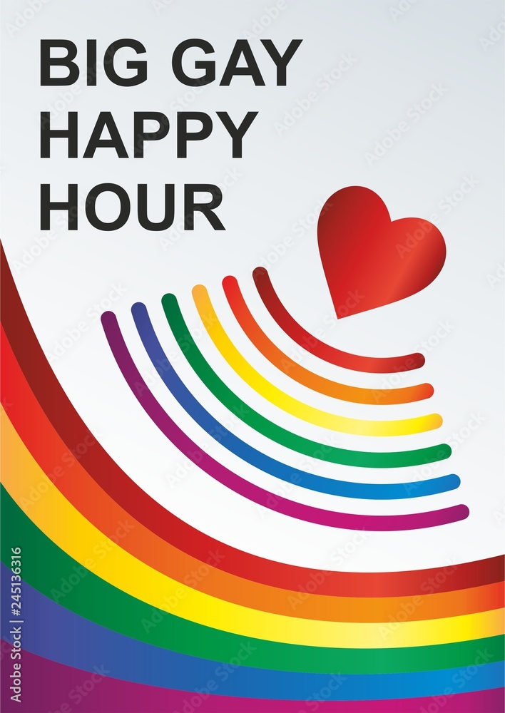 template for the posters, invitations, congratulations on the gay rainbow flag template for the posters, invitations, congratulations on the gay rainbow flag