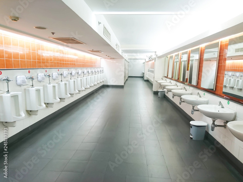 Public toilets for men backgrounds