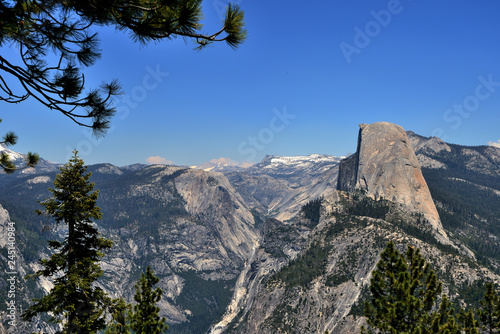 View of Half Dome in Yosemite National Park, California, USA
