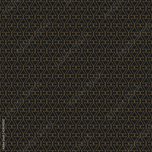 Geometric dark background. Seamless pattern for your design. Wallpaper pattern. Square template. Interior design, postcards, books, rugs, wrapping paper, web design. Vector art