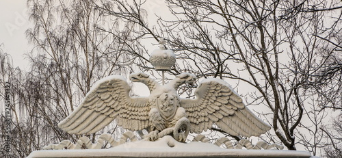 Double-headed eagle - a symbol of the Russian Empire photo