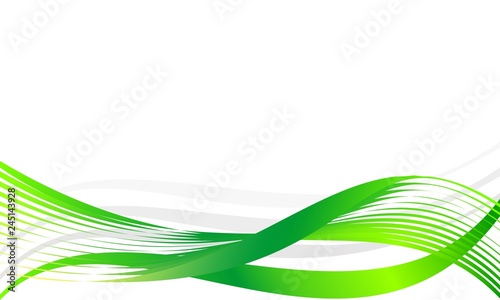Abstract eco waves for background or template. Vector graphic illustration.