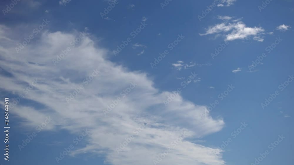 Clouds Disappearing To Blue Background Timelapse Clouds Disappearing To Blue Background Timelapse