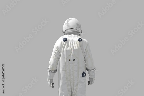 3d rendering space man on white background -  illustration © chonlathit