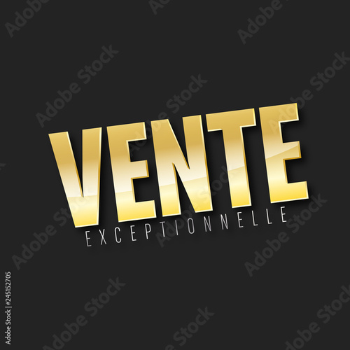 vente exceptionnelle