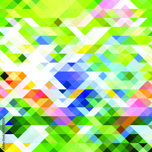 Chaos of colored figures
