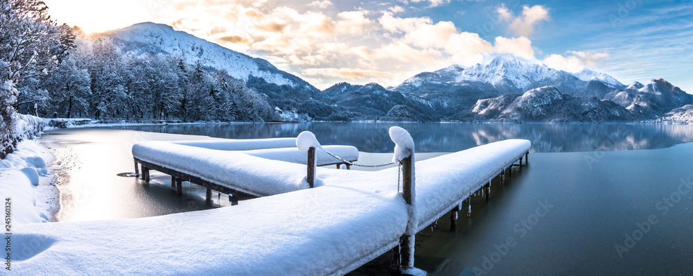 Fototapeta premium kochel lake - bavaria