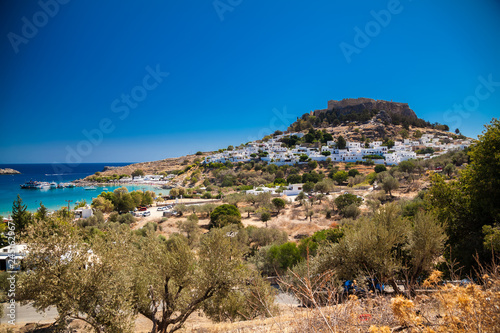 view of the Lindos village