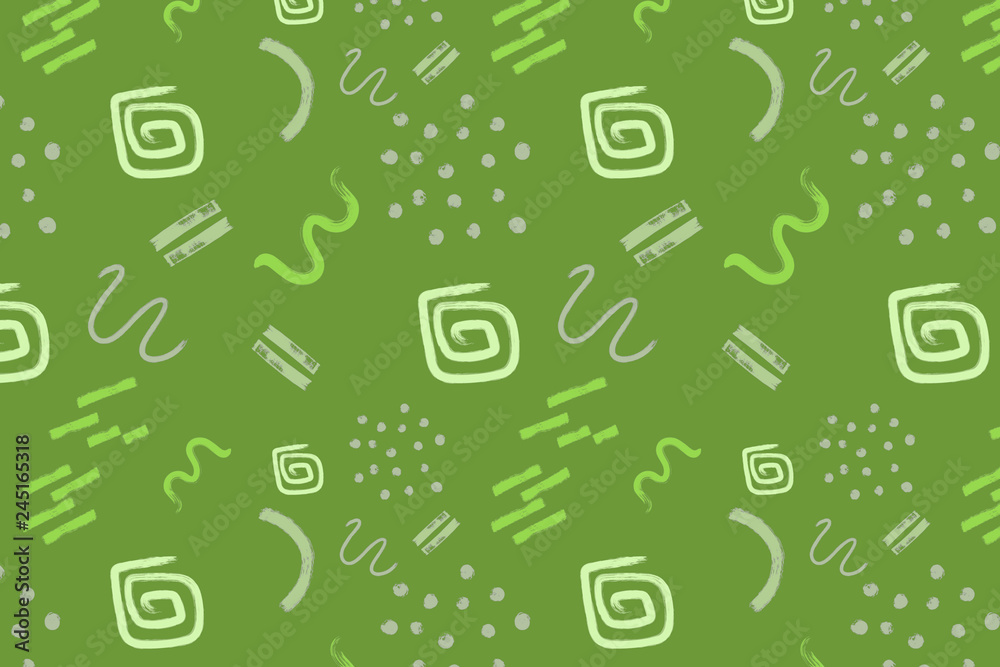 Green modern and stylish digital geometric background with different shapes. Creative different shapes. Green modern and stylish digital geometric background with different shapes. Creative different shapes.