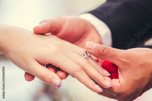 Business men surprise women with wedding rings