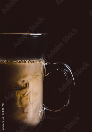 Close up of coffee cup