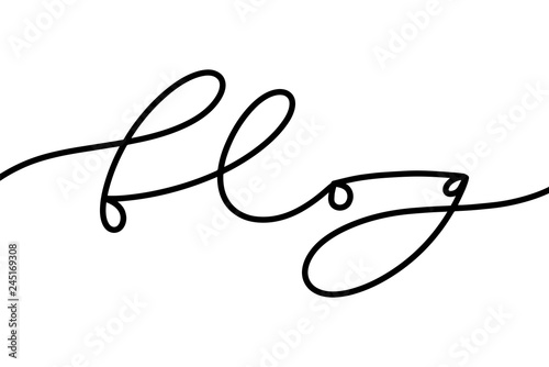 Vector handmade calligraphy for blog, banner, layout, header and other.
