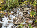 Waterfall in the valley of Glen Nevis, Scotland
