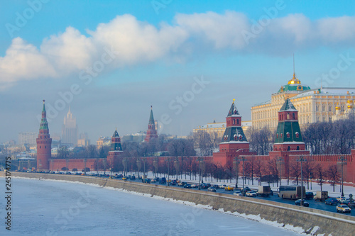 Moscow Kremlin winter morning