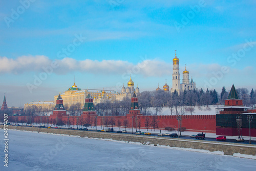 Moscow Kremlin winter morning