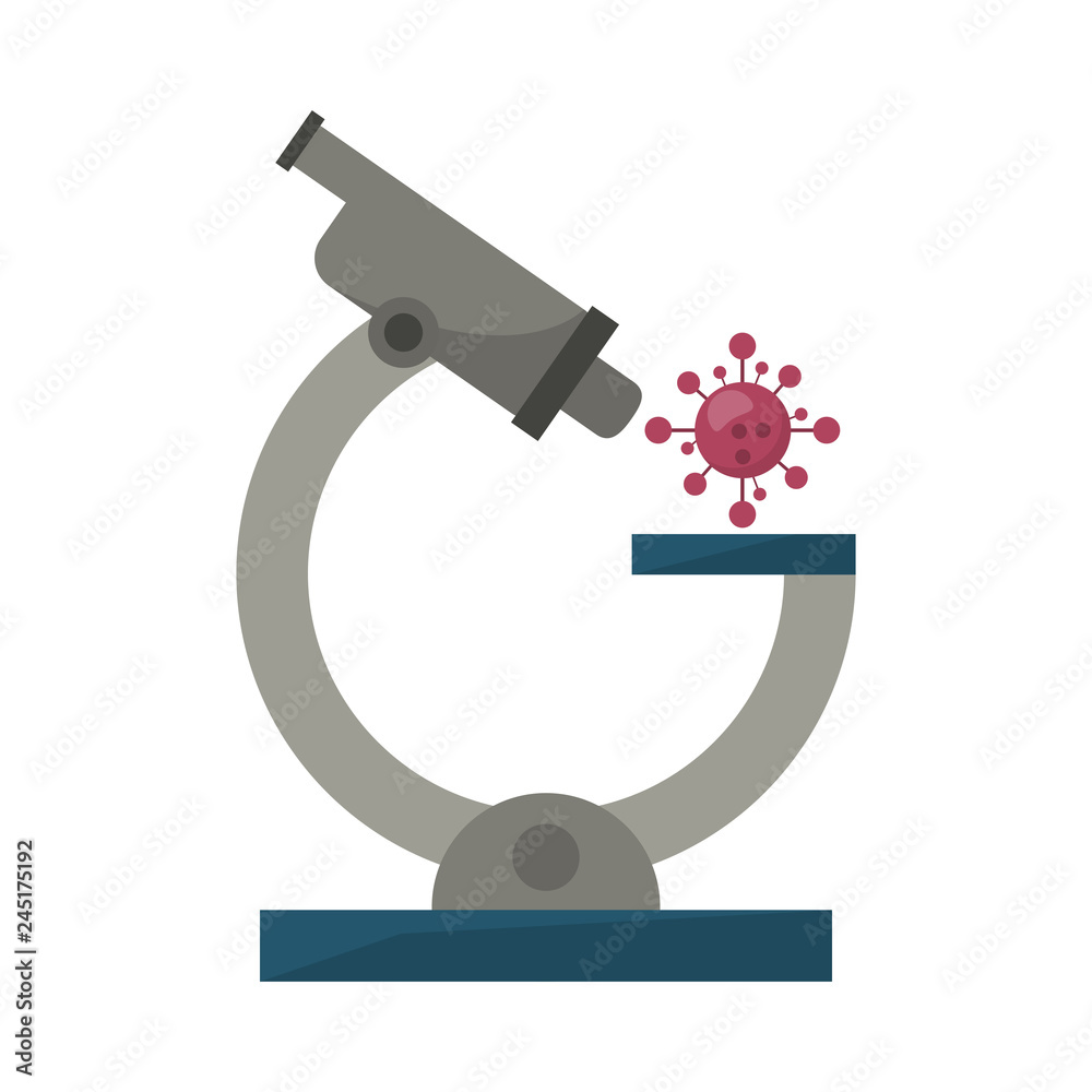Microscope looking bacteria Microscope looking bacteria