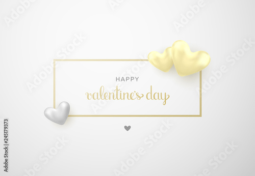 Happy valentine's day greeting card. Vector illustration eps 10.