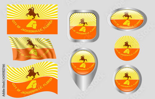 Flag of Jacksonville, Florida