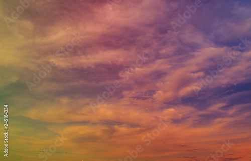 Clouds and sky background abstract pastel