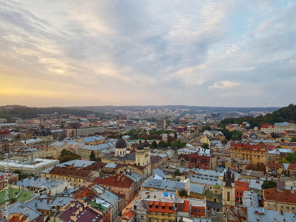 Lviv from a height