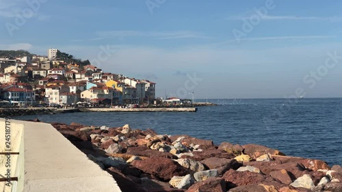 View of the city from the coastal town of Bursa, Turkey