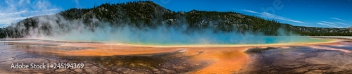 Grand Prismatic Spring front view