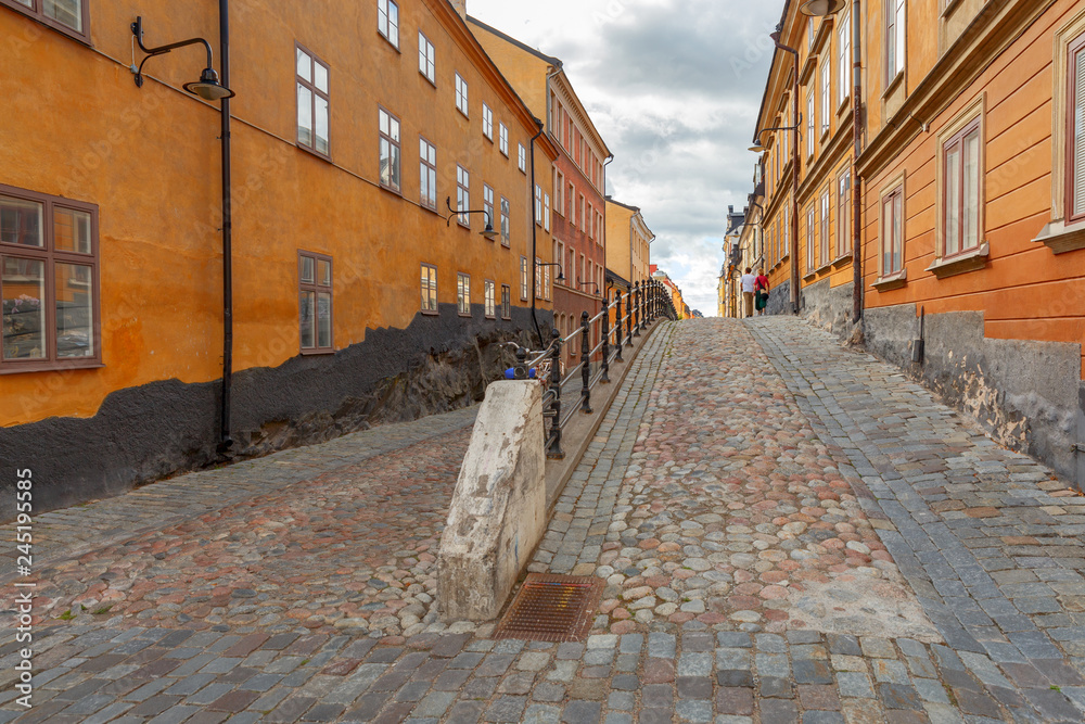 Stockholm. Old street.