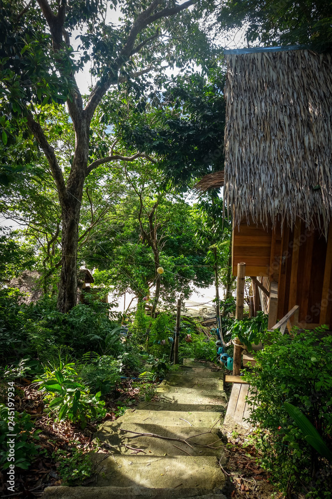 Traditional tropical hut in Koh Lipe, Thailand Traditional tropical hut in Koh Lipe, Thailand