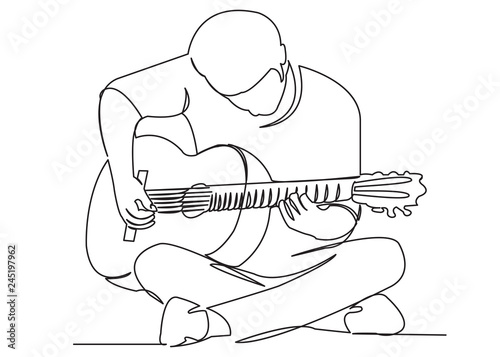 man plays a musical instrument02