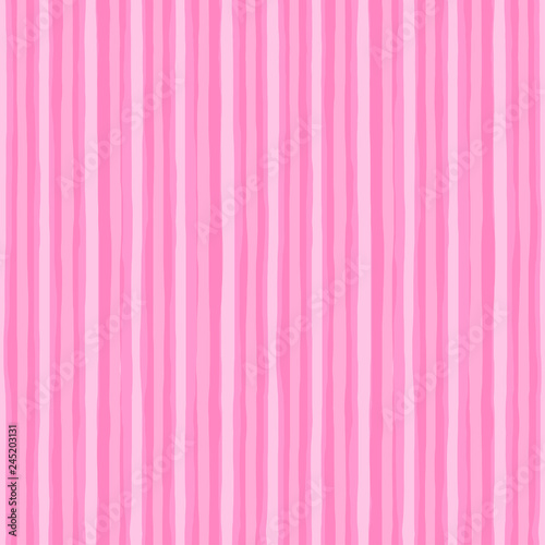 Pink Vertical Stripes Seamless Pattern