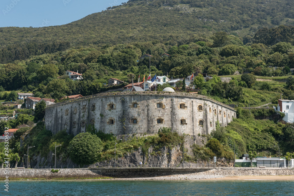 Fort of San Martin, Santoña, Cantabria, Spain.