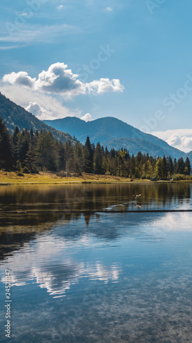 Smartphone HD wallpaper of alpine view near the Piller lake - Tyrol - Austria © Martin Erdniss