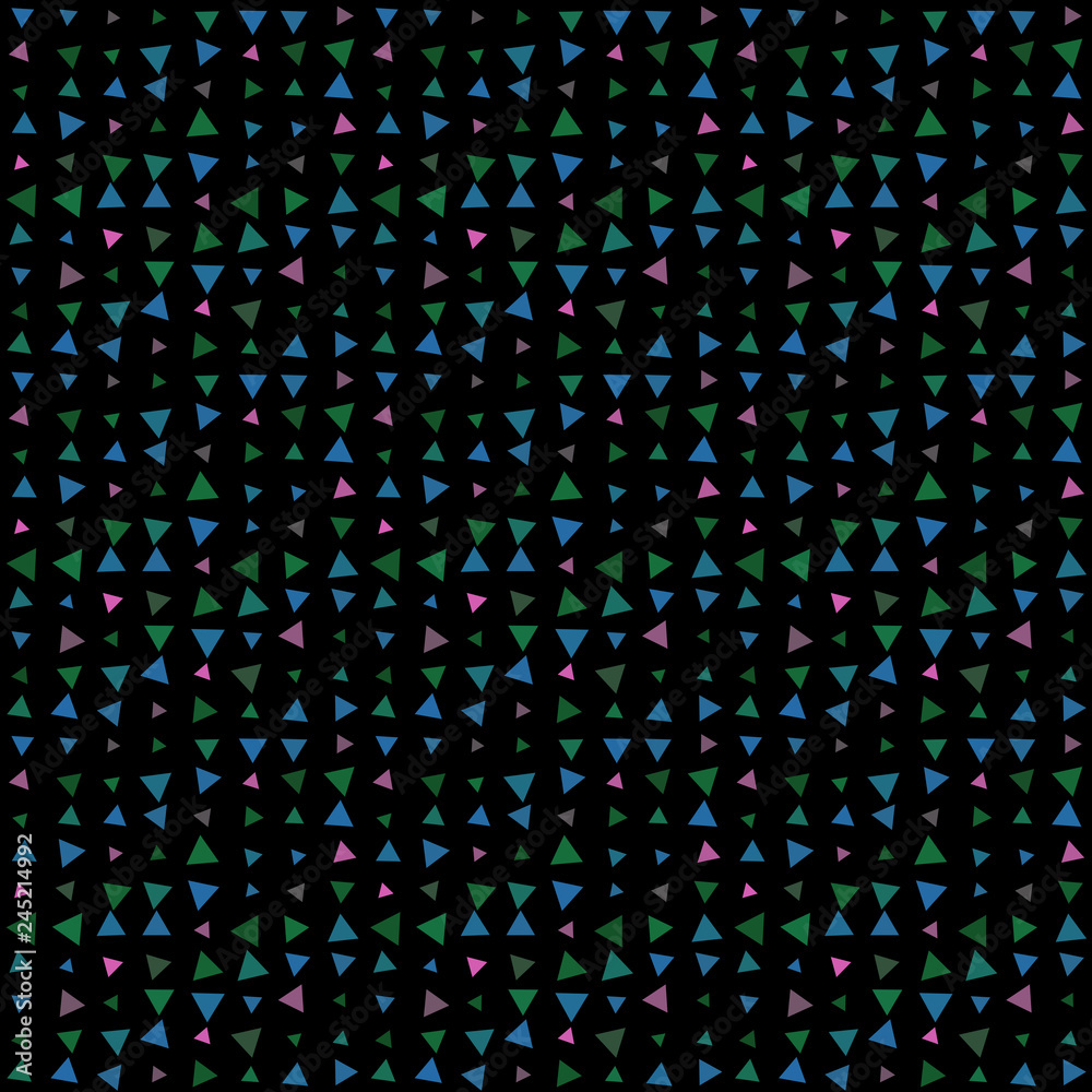 Abstract seamless pattern background with multi-colored varied triangles. Abstract seamless pattern background with multi-colored varied triangles.