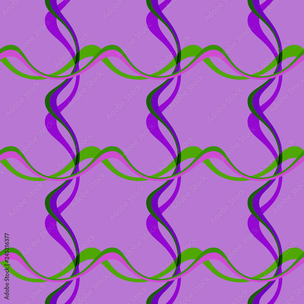 Seamless pattern background with multi-colored wavy lines. Seamless pattern background with multi-colored wavy lines.