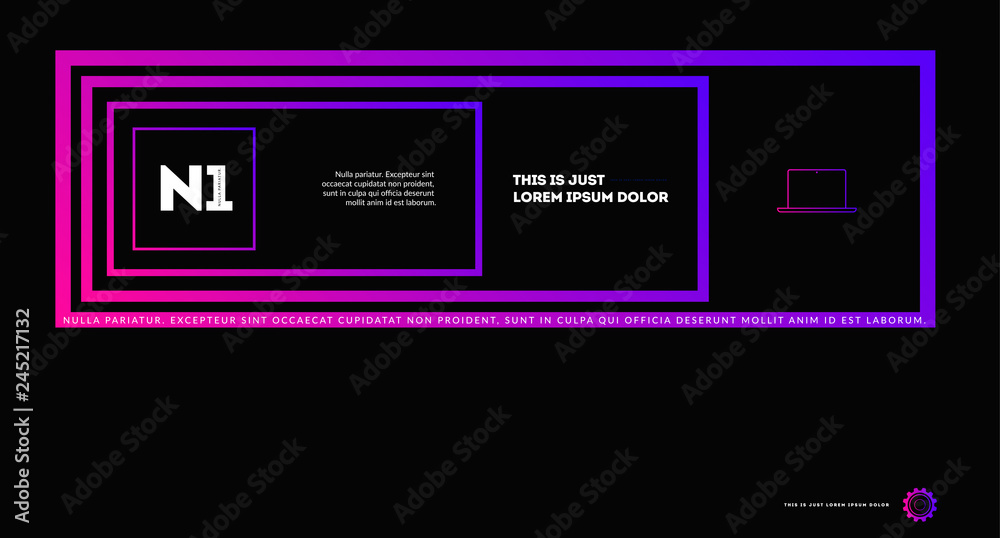 Abstract design for wallpaper, website, landing. Web creative graphics with trendy colours and lines. Vector composition.