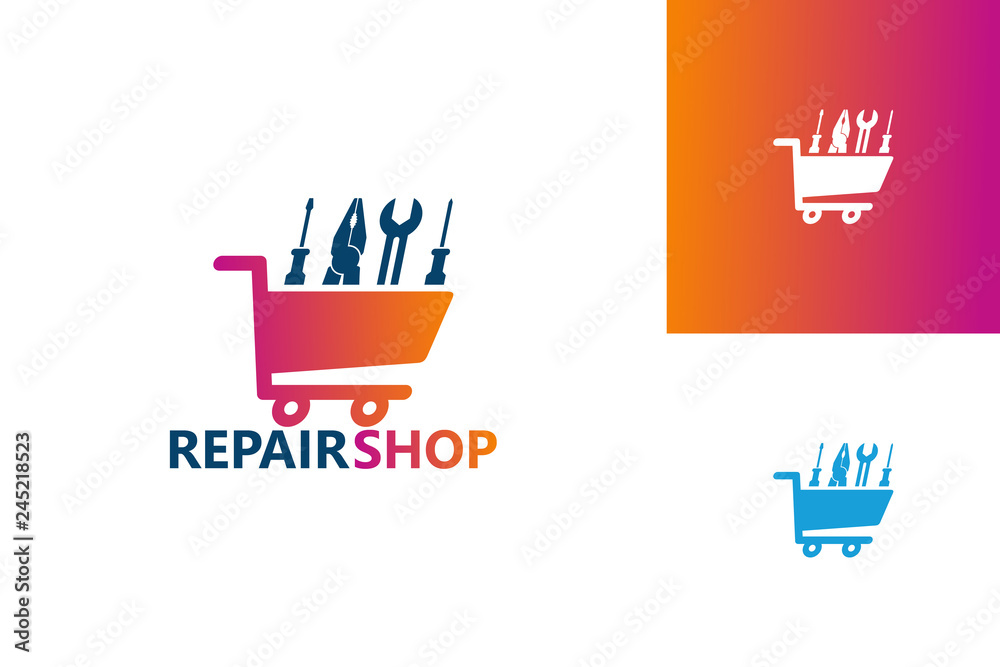 Repair Shop Logo Template Design Vector, Emblem, Design Concept, Creative Symbol, Icon Repair Shop Logo Template Design Vector, Emblem, Design Concept, Creative Symbol, Icon