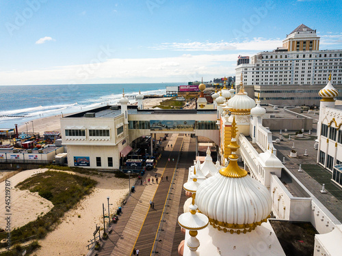 Atlantic city casino aerial view
